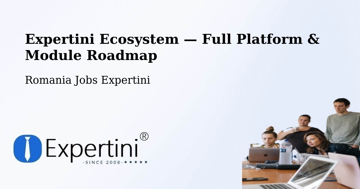 Expertini Ecosystem — Full Platform & Module Roadmap – Chețani