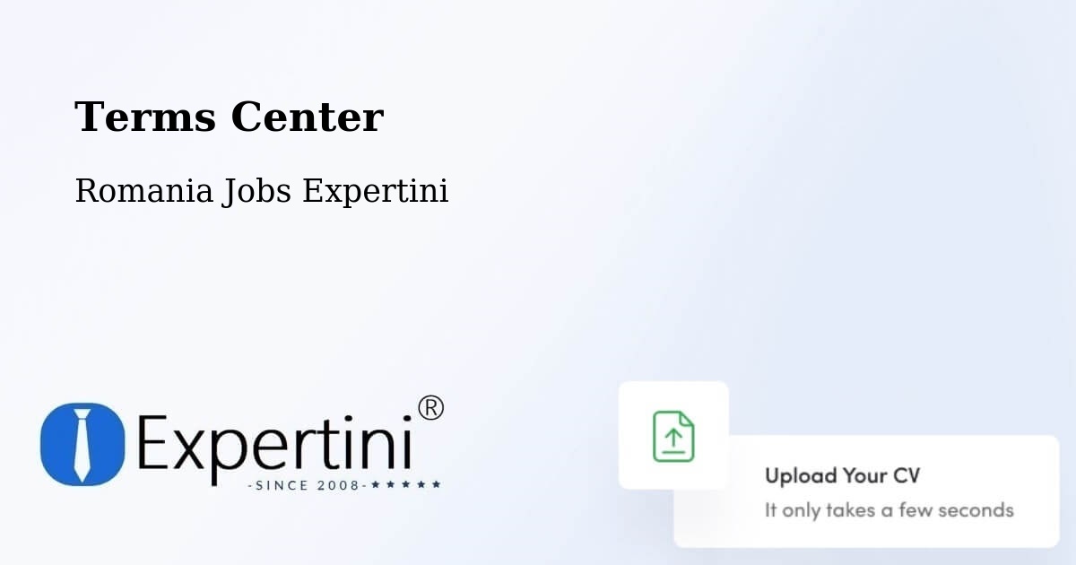 Terms of Service – Chețani - Romania Jobs Expertini
